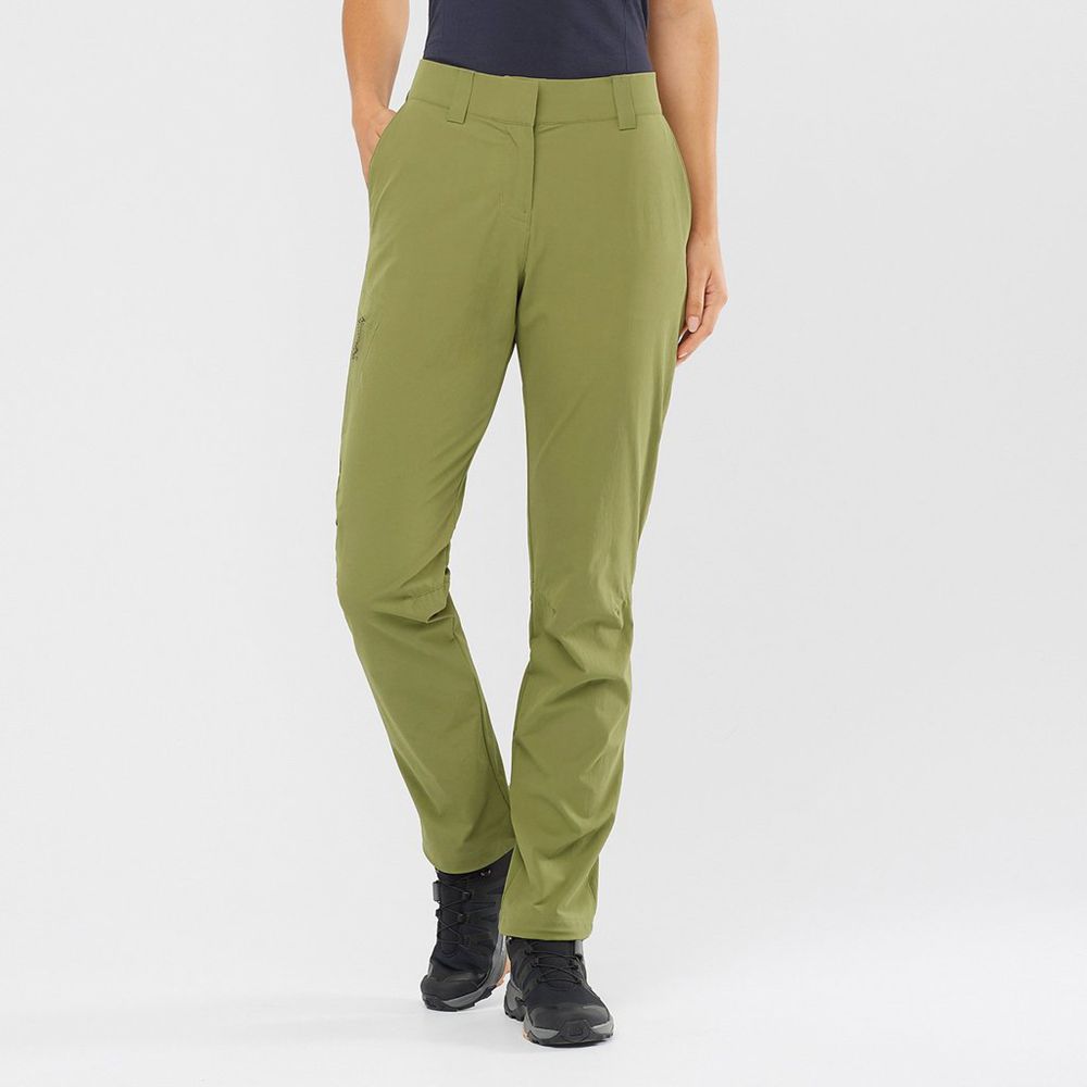 Pantalones Salomon Mujer Verde Oliva - Salomon Argentina WAYFARER ,153407-KBT